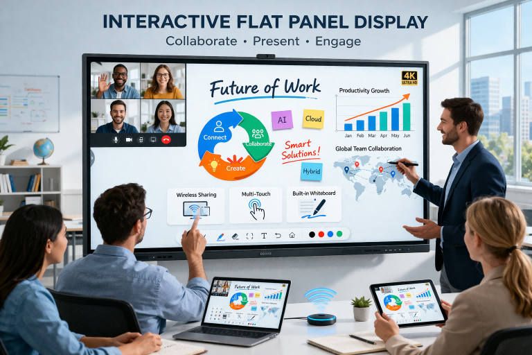 Pantalla plana interactiva